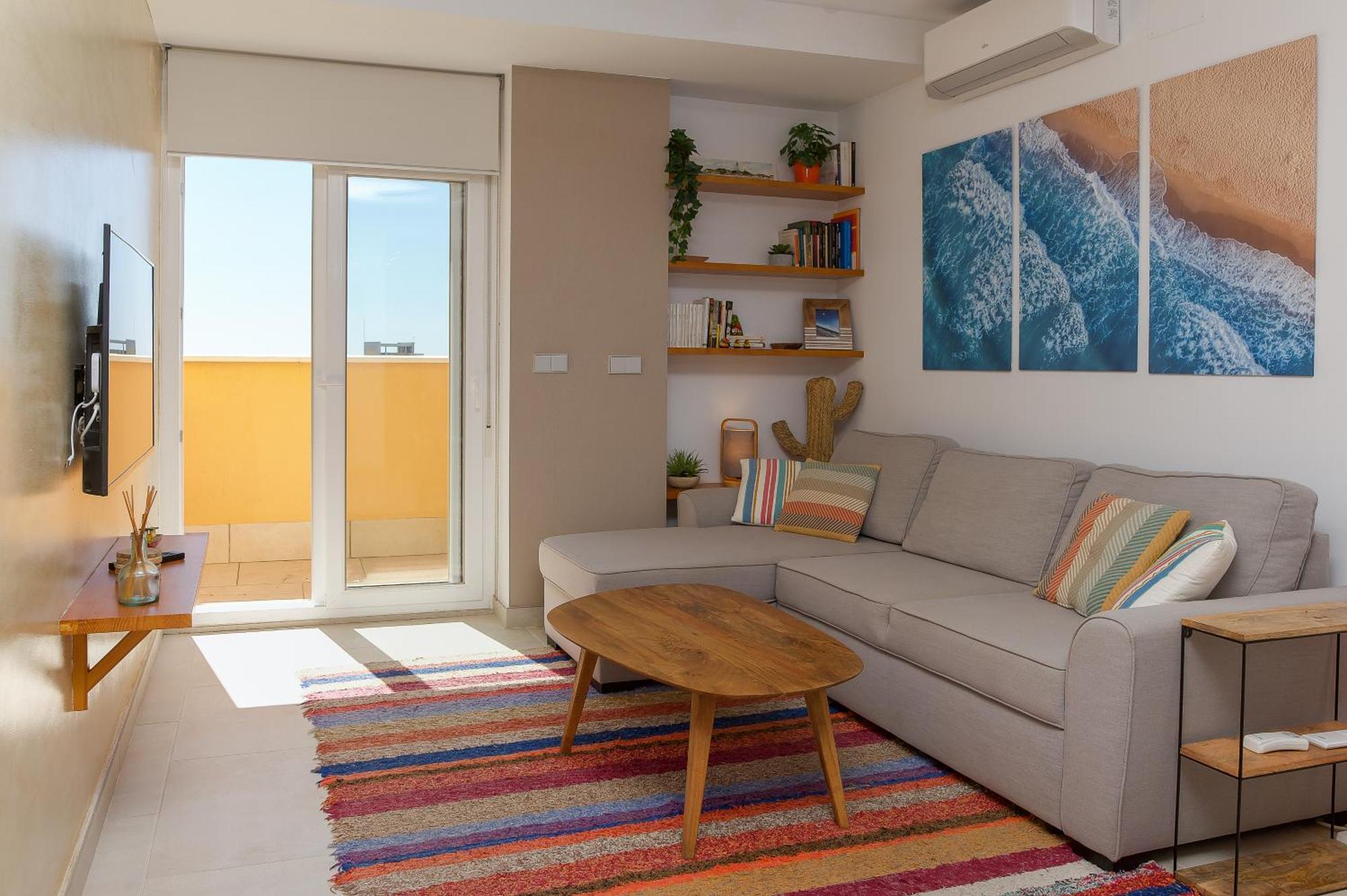 Deja Blue - Tarifa Rent Modern Penthouse Daire Dış mekan fotoğraf